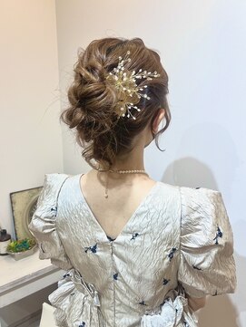 ヘアコレクション アンジュ(Hair collection Unge) ゆるふわおだんごアレンジ*