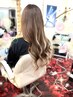 (前回来店から3ヶ月経ち！カラー用)カラー＋ダイヤエクステ90本￥40200(税込