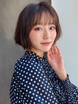 ソヨン 岡崎店(SOYON)&nbsp;セピアカラー×ショートボブ