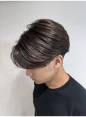 メンズナチュラルセンターパート