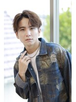 ヒップスリンク(Hip's Lnk) 大人センターパートパーマ20代メンズ30代メンズ40代メンズ
