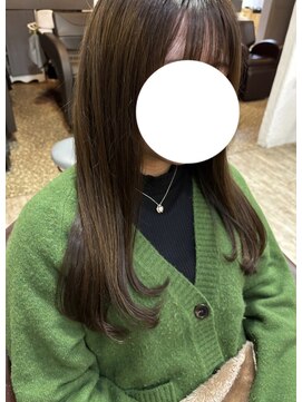ヘアーチェリーコーク ランプ(HAIR CHERRY COKE Lamp) ◯レイヤー×ミントブラウン