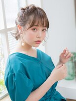 クオーレ ヘア アンジュ 水戸店(CUORE HAIR ange)&nbsp;ショートバングでキュートアレンジ