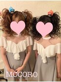 盛り髪ツインテール