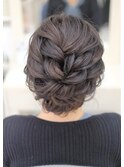 ねじり編みアップスタイル★