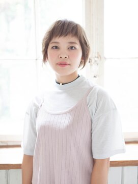 美容室 リズヘアー 稲毛店(Riz hair) 斜めバングからアシンメトリー×ふんわりルーズカール【稲毛】