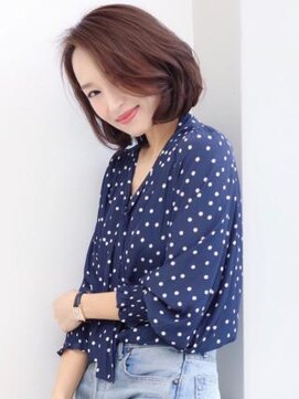 ブロウ ネックス ザ サロン 表参道(VLOW nex the salon) 【nex表参道】 大人かわいい ココアブラウン フリンジウェーブ