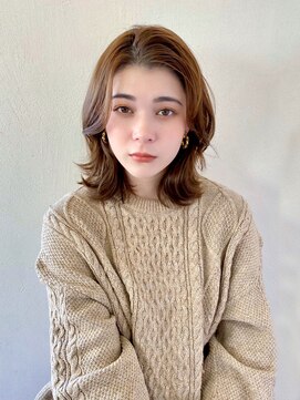 レイラバイアフロート 吉祥寺(Lila by afloat) 鎖骨ミディアム/くびれヘア/フェイスレイヤー/大人ヘア