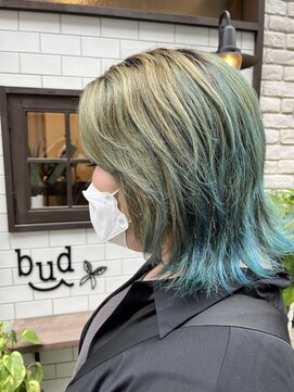 バドゥ(bud) ミントグリーングラデーション