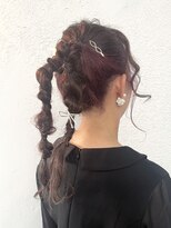 アブニールドール 大山台店&nbsp;【ヘアセット】ねじりツインポニー