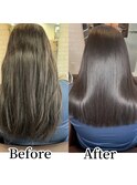 艶髪Before After