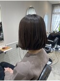 大人ボブ×インナーカラー