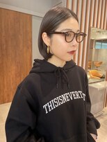 ビュートリアム 南青山(BEAUTRIUM)&nbsp;ミニボブ 切りっぱなしボブ 髪質改善 表参道青山30代40代