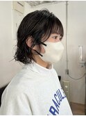 ゆるふわパーマボブ