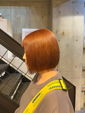 ココモ(KOKOMO) 【三野隼澄】オレンジカラー×ミニボブ