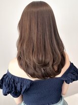 レア 表参道(L'ea)&nbsp;ミディアムヘア暗めカラーグランマッシュデザインカラー