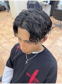 センターパート/ソフトツイスト