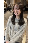オリーブグレージュ×レイヤーカット