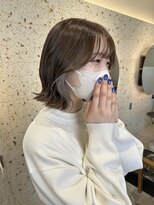 ティム(tim)&nbsp;王道切りっぱなし/イヤリングカラー/くすみベージュ