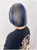 美髪ミディアム韓国ヘア前髪カット顔周りレイヤー_ba543931