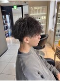 縦落ちツイスト　縦落ちスパイラル　ツイストスパイラルパーマ