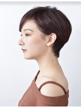 インフィニティ 蔵前(Infinity) 【全世代オススメ】王道スッキリショート×チェリーブラウン