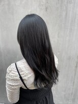 シャトン 中崎(chaton)&nbsp;透明感ブラックアッシュヘアカラー