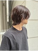 メンズボブ/ぱつっとボブ/ボブパーマ/メンズミディアム