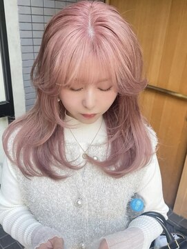 ラキング ギンザ トウキョウ(LAKING GINZA) くびれヘア/アプリコットオレンジ/夏/ハイライトカラー[銀座駅]