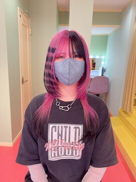 エマ(emma) 【デザインカラー】ピンクとブラックのピンクカラー!