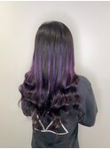 ギャルな紫ハイライト！