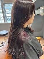 ルポヘアー(Repos Hair)&nbsp;インナーカラー×ベリーピンク