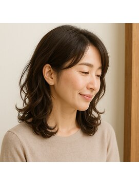 スープレックス ヘアーデザイン(SOUPREX HAIR DESIGN) ミセスミディアムデジタルパーマ　20代 30代 40代 50代 60代