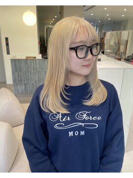 ローレン(LOREN) ミディアムヘア/デザインカラー/フェイスフレーミング/栄/久屋