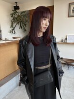 イット(it.)&nbsp;【yuna】ブリーチなしボルドーカラー