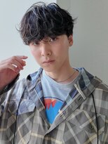 ディッセンバー 神宮前(December) ニュアンスパーマアッシュブラックウルフ波巻きスパイラル渋谷