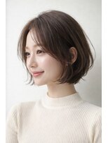 ヘアーメイク ピグレット(HAIR MAKE PIGLET)&nbsp;簡単スタイリング小顔ヘア大人可愛いボブ髪型30代40代50代60代