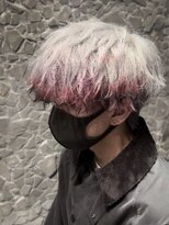 men's salon Gaudi 西宮北口店【メンズサロン ガウディ】【4月3日OPEN(予定)】 フォックスカラー×メンズマッシュ×スパイラルパーマ仕上げ