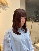 イト(itO.) 【ito 正木】顔まわりlayer×艶感レッドカラー剤