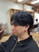 クネア(kunea)&nbsp;センターパート×ブルーブラック