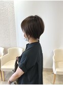 30代、40代、50代/トップのボリューム/襟足の収まり/ショート