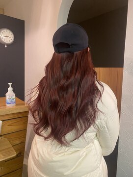 サンシップ(sun ship) レイヤーカット＋ボルドーカラー