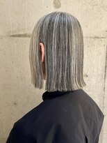 ロロン 豪徳寺店(LORONG) 大人ハイトーン 切りっぱなしボブ