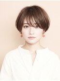 丸みショートボブ/ショートヘア/30代/40代/50代/表参道