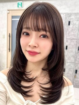 ロエ 元町店(Loe) 元町結べるレイヤーカット丸みショートボブ顔周りカット