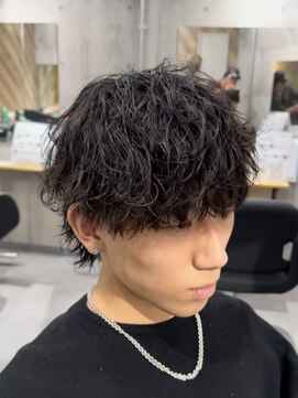 become men's hair 名駅EAST【10月3日 NEW OPEN(予定)】 縦落ちパーマ/波巻きシャドウ/マッシュパーマ/無造作/名古屋