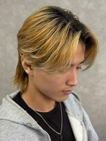 エルマーク 本山(L-MARK)&nbsp;センターパート/ニュアンスパーマ/フェザーパーマ/men's