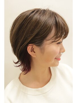 ララ(LALA) インナーカラーピンク　×　ベージュ　th