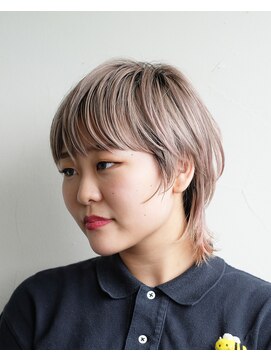 ルプラ ガーデン(le-pla garden) ベージュ#ウルフ#ダブルカラー#レイヤーカット#ケアブリーチ