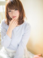 モッズ ヘア 福岡姪浜店(mod's hair) *mod's姪浜*…毛先パーマのワンカール小顔セミディd